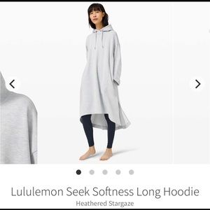 Lululemon seek softness long hoodie M/L